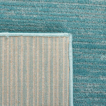SAFAVIEH Vision Collection Accent Rug - 2'2" x 4', Aqua, Modern Ombre Design, Non-Shedding & Easy to Clean, Ideal for Entryway, Foyer, Bedroom (VSN606B)