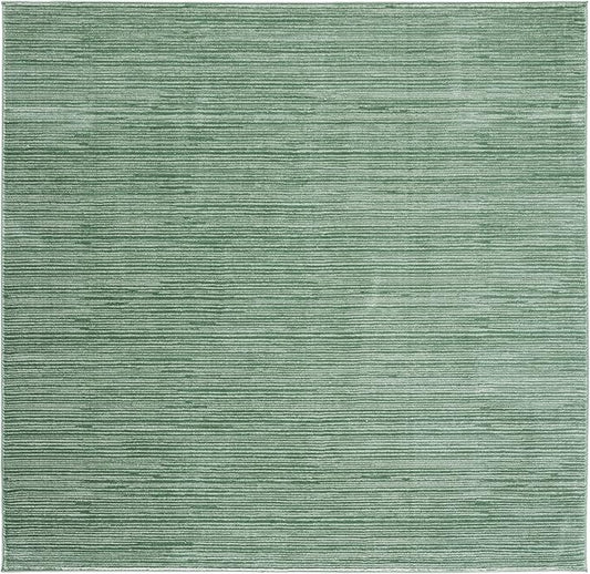 SAFAVIEH Vision Collection Accent Rug - 3' Square, Light Green, Modern Ombre Design, Non-Shedding & Easy to Clean, Ideal for Foyer, Entryway, Bedroom, Accent Space (VSN606X)