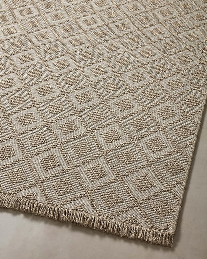 Loloi Dawn Collection Indoor/Outdoor DAW-07 Light Brown 5'-1" x 7'-7" Area Rug