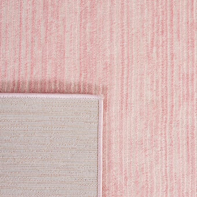 SAFAVIEH Vision Collection Runner Rug - 2'2" x 12', Pink, Modern Ombre Design, Non-Shedding & Easy to Clean, Ideal for Foyer, Hallway, Bedroom (VSN606U)