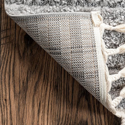 nuLOOM Risette Light Grey, 12' x 15', Geometric, Soft and Textured, High Traffic, Stain Resistant, Easy Clean, Durable Area Rug for Bedroom, Living Room, Dining Space, Den, Foyer, Entryway