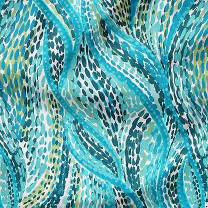 Arden Outdoor Dining Chair Cushion, 20 in x 20 in, Weather-Proof, Rain-Proof, Fade Resistant Patio Cushion for Patio, Dining, or Rocking Chairs Teal Ariel