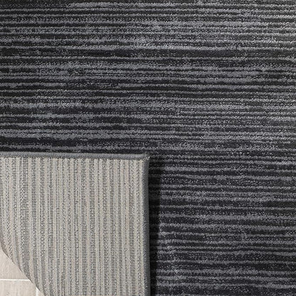 SAFAVIEH Vision Collection Area Rug - 5' Square, Grey, Modern Ombre Design, Non-Shedding & Easy to Clean, Ideal for Living Room, Bedroom, Dining Space (VSN606D)