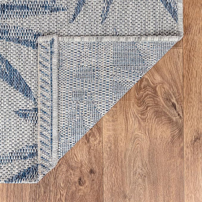 Keen Home Design Terrace Outdoor Runner Rug - 2x8 Washable Indoor/Outdoor Rug for Patio, Kitchen, Balcony, Beach, Garden, Deck and Porch, Size: 2'2"x7'7"