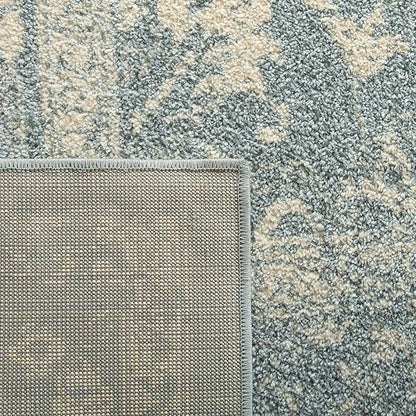 SAFAVIEH Area Rug 12x18 - Adirondack Collection - Large - Slate & Ivory, Distressed Vintage Floral Design, Non-Shedding & Easy to Clean, Ideal for Living Room, Bedroom, Dining Space (ADR109T)