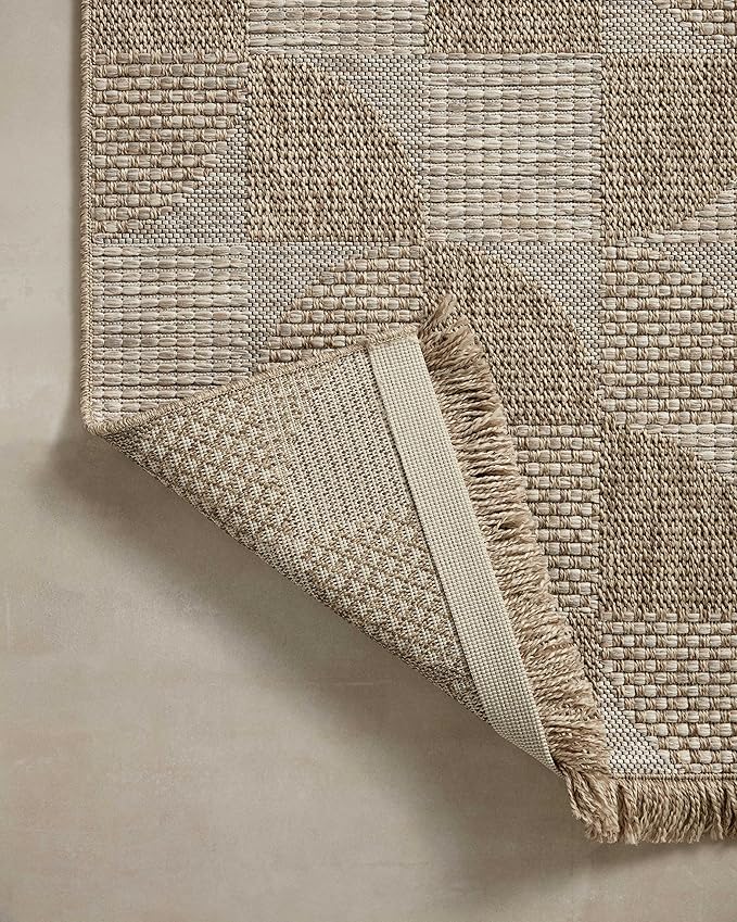 Loloi Dawn Collection Indoor/Outdoor DAW-08 Beige 2'-3" x 7'-7" Runner Rug