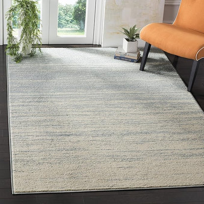 SAFAVIEH Area Rug 12x18 - Adirondack Collection - Large - Slate & Cream, Modern Ombre Design, Non Shedding & Easy to Clean, Ideal for Living Room, Bedroom, Office, Dining Space (ADR113T)
