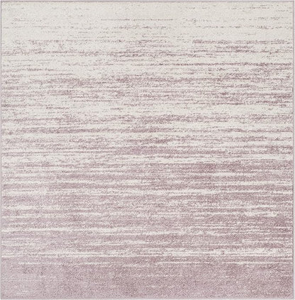 SAFAVIEH Adirondack Collection Area Rug - 8' Square, Cream & Purple, Modern Ombre Design, Non Shedding & Easy to Clean, Ideal for Living Room, Bedroom, Office, Dining Space (ADR113L)