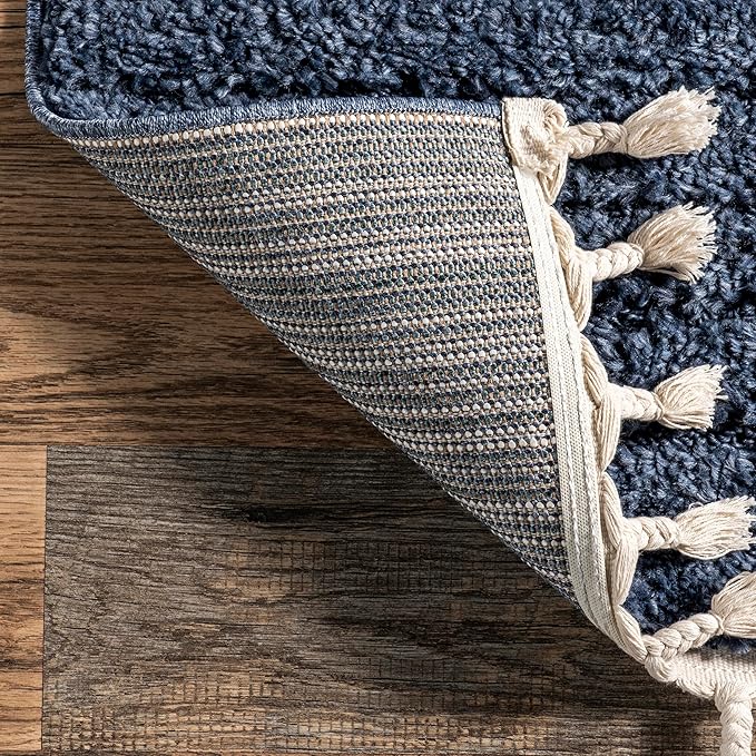 nuLOOM Risette Blue, 10' x 14', Geometric, Soft and Gentle, High Traffic, Stain Resistant, Easy Clean, Durable Area Rug for Bedroom, Living Room, Dining Space, Den, Foyer, Entryway