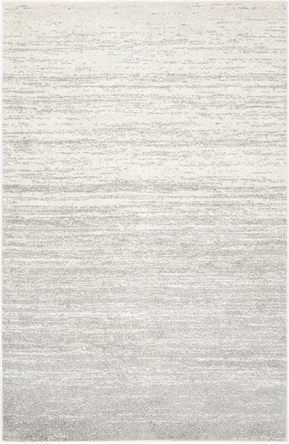 SAFAVIEH Adirondack Collection Area Rug - 5'1" x 7'6", Ivory & Silver, Modern Ombre Design, Non Shedding & Easy to Clean, Ideal for Living Room, Bedroom, Office, Dining Space (ADR113B)