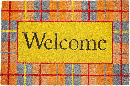 Calloway Mills Fall Plaid Doormat (Multi, 24" x 36" x 0.60")