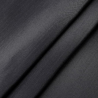 Biscaynebay Wrap Around Bed Skirts for Full & Full XL Beds 17" Long Drop, Black Adjustable Elastic Dust Ruffles Easy Fit Wrinkle & Fade Resistant Silky Luxurious Fabric Solid Machine Washable