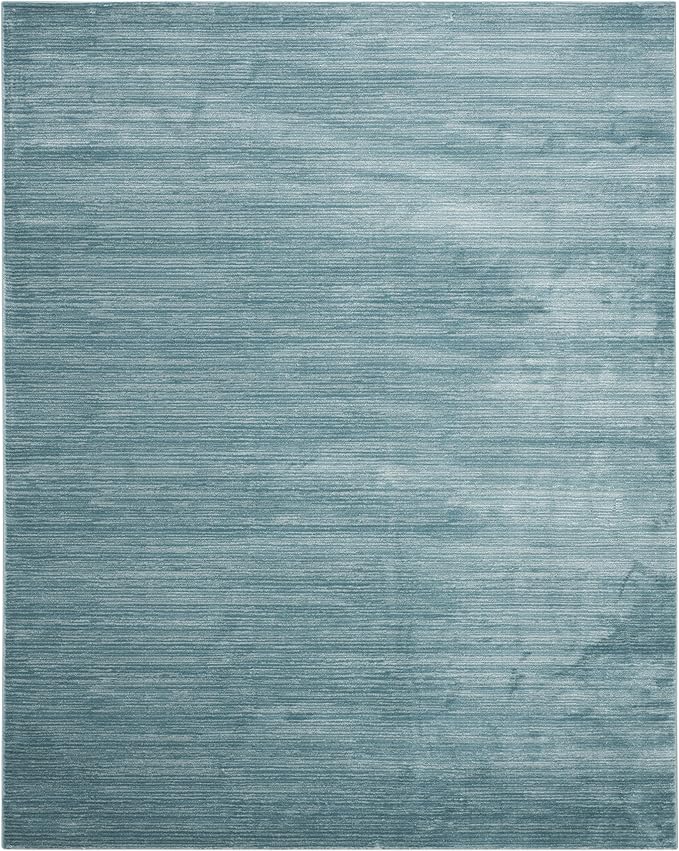 SAFAVIEH Area Rug 8x10 - Vision Collection - Large - Aqua, Modern Ombre Design, Non-Shedding & Easy to Clean, Ideal for Living Room, Bedroom, Dining Space (VSN606B)