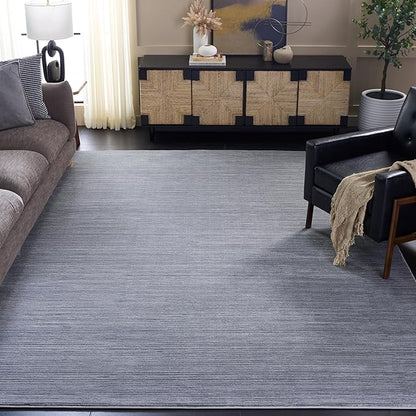 SAFAVIEH Area Rug 11x15 - Vision Collection - Large - Silver, Modern Ombre Design, Non-Shedding & Easy to Clean, Ideal for Living Room, Bedroom, Dining Space (VSN606G)
