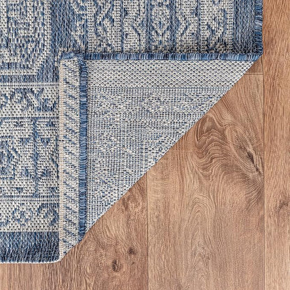 Keen Home Design Terrace Outdoor Area Rug - 6x9 Washable Indoor/Outdoor Rug for Patio, Kitchen, Balcony, Beach, Garden, Deck and Porch, Size: 6'x8'10"