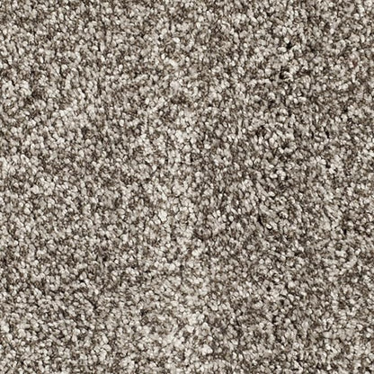 SAFAVIEH Milan Shag Collection Area Rug - 5'1" Square, Grey, Solid Design, Non-Shedding & Easy Care, 2-inch Thick Ideal for High Traffic Areas in Living Room, Bedroom (SG180-8080)