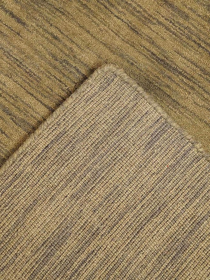 Rugsotic Carpets Hand Knotted Loom Wool 9'x12' Area Rug Solid Green L00111