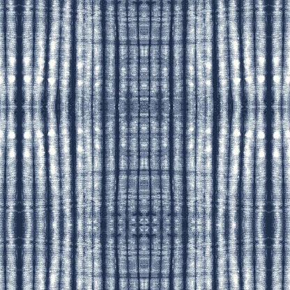 Arden Outdoor Dining Chair Cushion, 20 in x 20 in, Weather-Proof, Rain-Proof, Fade Resistant Patio Cushion for Patio, Dining, or Rocking Chairs 20 x 20, Blue Shibori Stripe