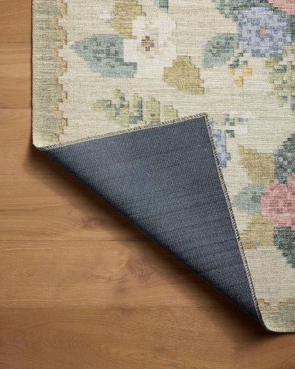 Loloi Rifle Paper Co. Rosa Collection RSA-02 Cream/Multi 8'-4" x 11'-6" Area Rug