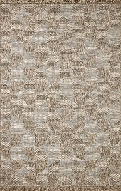 Loloi Dawn Collection Indoor/Outdoor DAW-08 Beige 2'-3" x 7'-7" Runner Rug