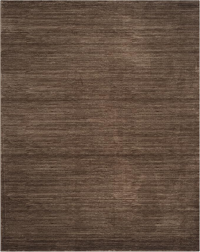SAFAVIEH Area Rug 10x14 - Vision Collection - Large - Brown, Modern Ombre Design, Non-Shedding & Easy to Clean, Ideal for Living Room, Bedroom, Dining Space (VSN606E)
