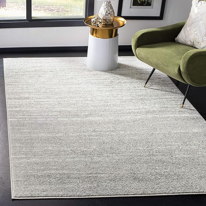 SAFAVIEH Area Rug 3x5 - Adirondack Collection - Light Grey & Grey, Modern Ombre Design, Non Shedding & Easy to Clean, Ideal for Living Room, Bedroom, Office, Dining Space (ADR113C)
