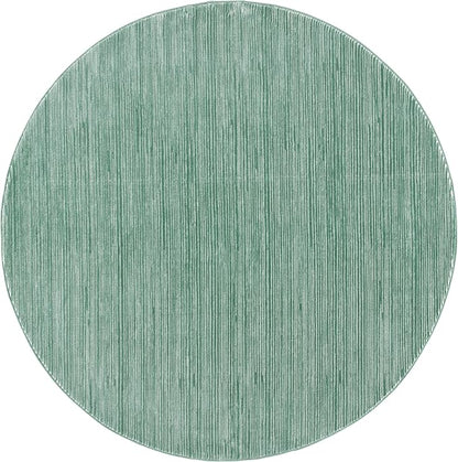 SAFAVIEH Vision Collection Accent Rug - 3' Round, Light Green, Modern Ombre Design, Non-Shedding & Easy to Clean, Ideal for Foyer, Entryway, Bedroom, Accent Space (VSN606X)