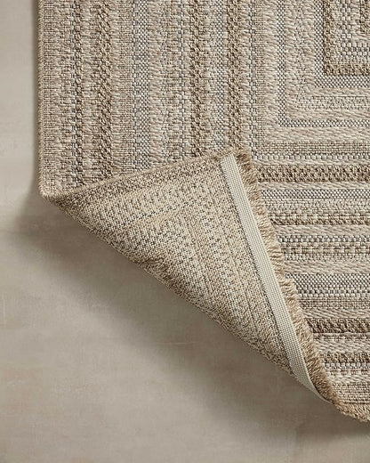 Loloi Dawn Collection Indoor/Outdoor DAW-01 Natural 5'-1" x 7'-7" Area Rug