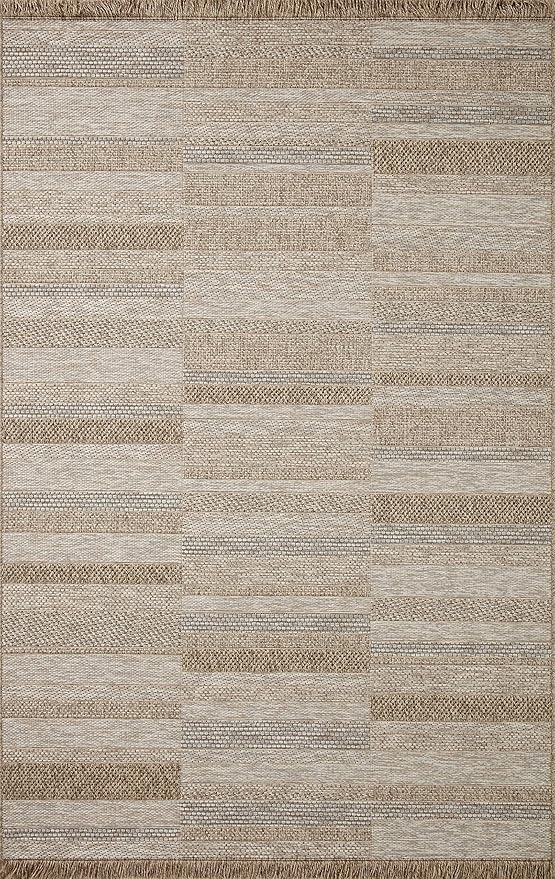 Loloi Dawn Collection Indoor/Outdoor DAW-03 Brown 11'-4" x 15' Area Rug