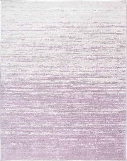 SAFAVIEH Area Rug 9x12 - Adirondack Collection - Large - Cream & Purple, Modern Ombre Design, Non Shedding & Easy to Clean, Ideal for Living Room, Bedroom, Office, Dining Space (ADR113L)