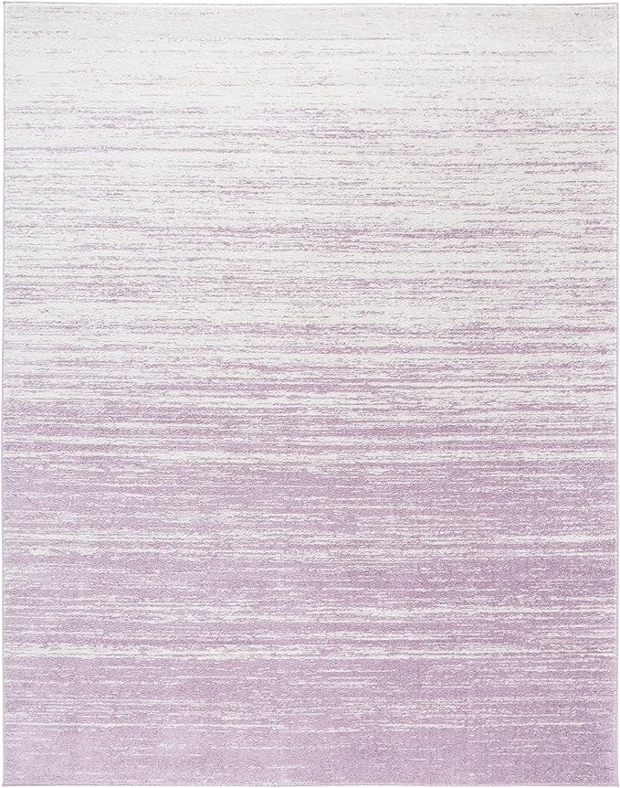 SAFAVIEH Area Rug 10x14 - Adirondack Collection - Large - Cream & Purple, Modern Ombre Design, Non Shedding & Easy to Clean, Ideal for Living Room, Bedroom, Office, Dining Space (ADR113L)