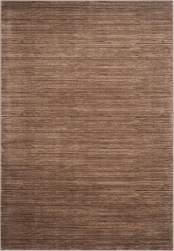 SAFAVIEH Vision Collection Area Rug - 5'1" x 7'6", Brown, Modern Ombre Design, Non-Shedding & Easy to Clean, Ideal for Living Room, Bedroom, Dining Space (VSN606E)