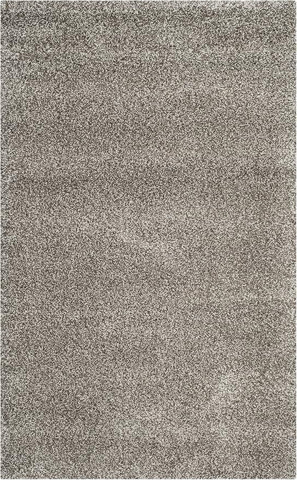 SAFAVIEH Milan Shag Collection Accent Rug - 3' x 5', Grey, Solid Design, Non-Shedding & Easy Care, 2-inch Thick Ideal for High Traffic Areas in Entryway, Living Room, Bedroom (SG180-8080)