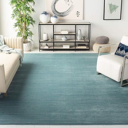 SAFAVIEH Area Rug 9x12 - Vision Collection - Large - Aqua, Modern Ombre Design, Non-Shedding & Easy to Clean, Ideal for Living Room, Bedroom, Dining Space (VSN606B)
