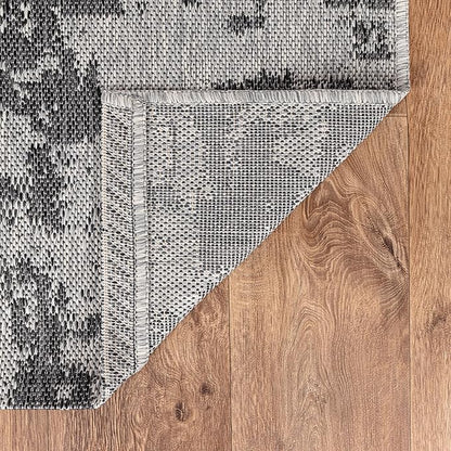 Keen Home Design Terrace Outdoor Area Rug - 8x10 Washable Indoor/Outdoor Rug for Patio, Kitchen, Balcony, Beach, Garden, Deck and Porch, Size: 7'7"x10'