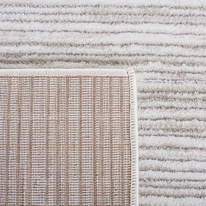 SAFAVIEH Vision Collection Runner Rug - 2'2" x 12', Ivory & Grey, Modern Ombre Design, Non-Shedding & Easy to Clean, Ideal for Foyer, Hallway, Bedroom (VSN606K)