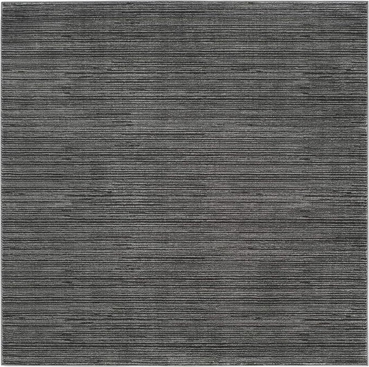 SAFAVIEH Vision Collection Area Rug - 10' Square, Grey, Modern Ombre Design, Non-Shedding & Easy to Clean, Ideal for Living Room, Bedroom, Dining Space (VSN606D)