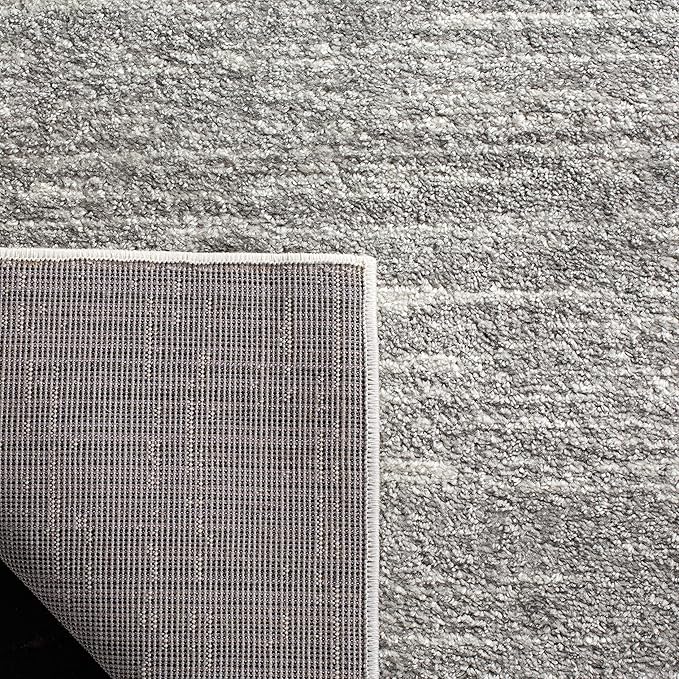 SAFAVIEH Area Rug 9x12 - Adirondack Collection - Large - Ivory & Silver, Modern Ombre Design, Non Shedding & Easy to Clean, Ideal for Living Room, Bedroom, Office, Dining Space (ADR113B)