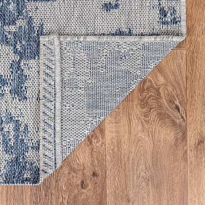 Keen Home Design Terrace Outdoor Area Rug - 9x12 Washable Indoor/Outdoor Rug for Patio, Kitchen, Balcony, Beach, Garden, Deck and Porch, Size: 8'10"x12'