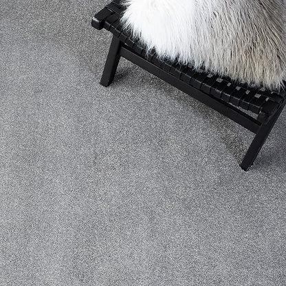 SAFAVIEH Plain and Solid Collection Accent Rug - 4'5" x 6'5", Grey, Non-Shedding & Easy Care, Ideal for High Traffic Areas in Entryway, Living Room, Bedroom (PNS320-4410)