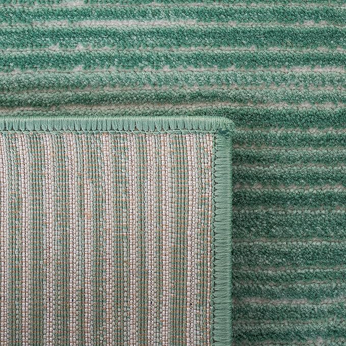 SAFAVIEH Area Rug 6x9 - Vision Collection - Light Green, Modern Ombre Design, Non-Shedding & Easy to Clean, Ideal for Living Room, Bedroom, Dining Space (VSN606X)