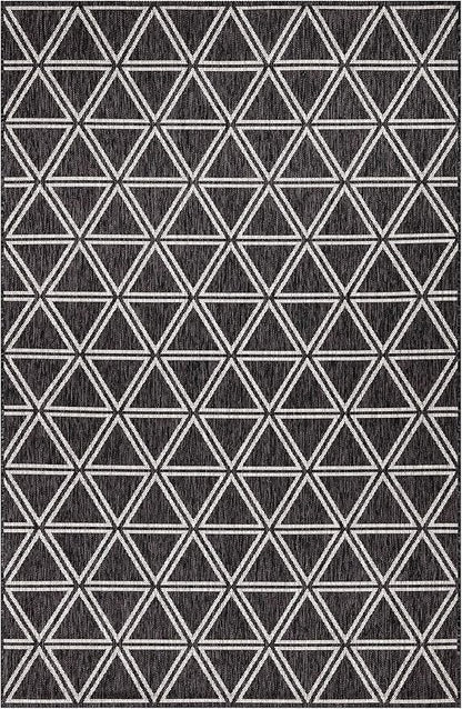Keen Home Design Outdoor Rug - 6x9 Washable Indoor/Outdoor Rug for Patio, Balcony, Kitchen, Garden, Beach, Deck and Porch. Size: 6'7" x 9'2"