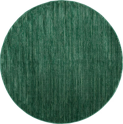 SAFAVIEH Vision Collection Area Rug - 8' Round, Dark Green, Modern Ombre Design, Non-Shedding & Easy to Clean, Ideal for Living Room, Bedroom, Dining Space (VSN606Y)
