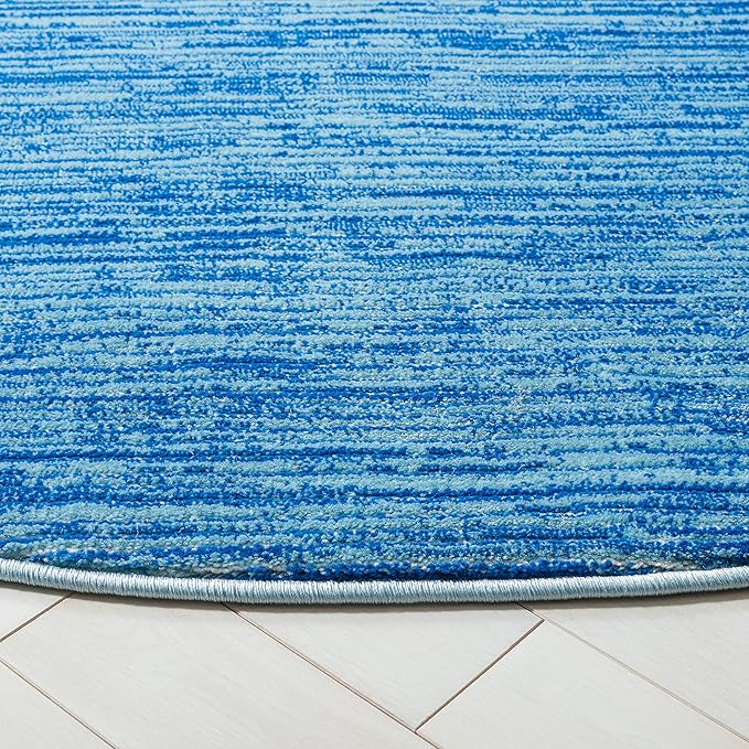 SAFAVIEH Vision Collection Runner Rug - 2'2" x 14', Blue, Modern Ombre Design, Non-Shedding & Easy to Clean, Ideal for Foyer, Hallway, Bedroom (VSN606M)