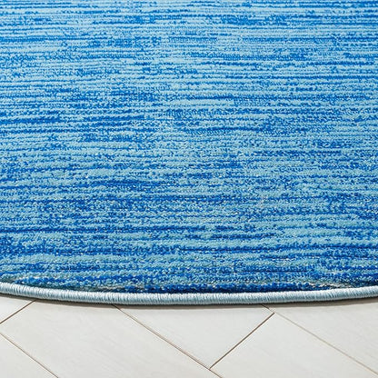 SAFAVIEH Vision Collection Runner Rug - 2'2" x 16', Blue, Modern Ombre Design, Non-Shedding & Easy to Clean, Ideal for Foyer, Hallway, Bedroom (VSN606M)