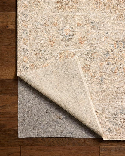 Loloi Chris Loves Julia Palma Collection PLM-11 Natural/Multi 2'-7" x 12'-0" Fringe Runner Rug Vintage Style Boho Living Room Bedroom Carpet