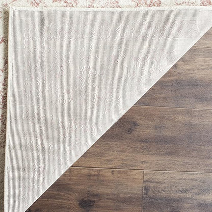 SAFAVIEH Area Rug 12x18 - Adirondack Collection - Large - Ivory & Rose, Distressed Vintage Floral Design, Non-Shedding & Easy to Clean, Ideal for Living Room, Bedroom, Dining Space (ADR109H)