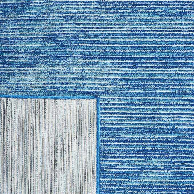 SAFAVIEH Area Rug 3x5 - Vision Collection - Blue, Modern Ombre Design, Non-Shedding & Easy to Clean, Ideal for Foyer, Entryway, Bedroom, Accent Space (VSN606M)