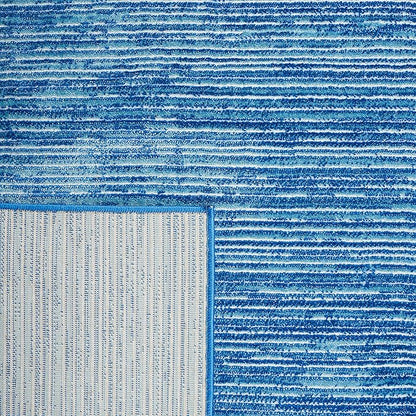 SAFAVIEH Area Rug 10x14 - Vision Collection - Large - Blue, Modern Ombre Design, Non-Shedding & Easy to Clean, Ideal for Living Room, Bedroom, Dining Space (VSN606M)