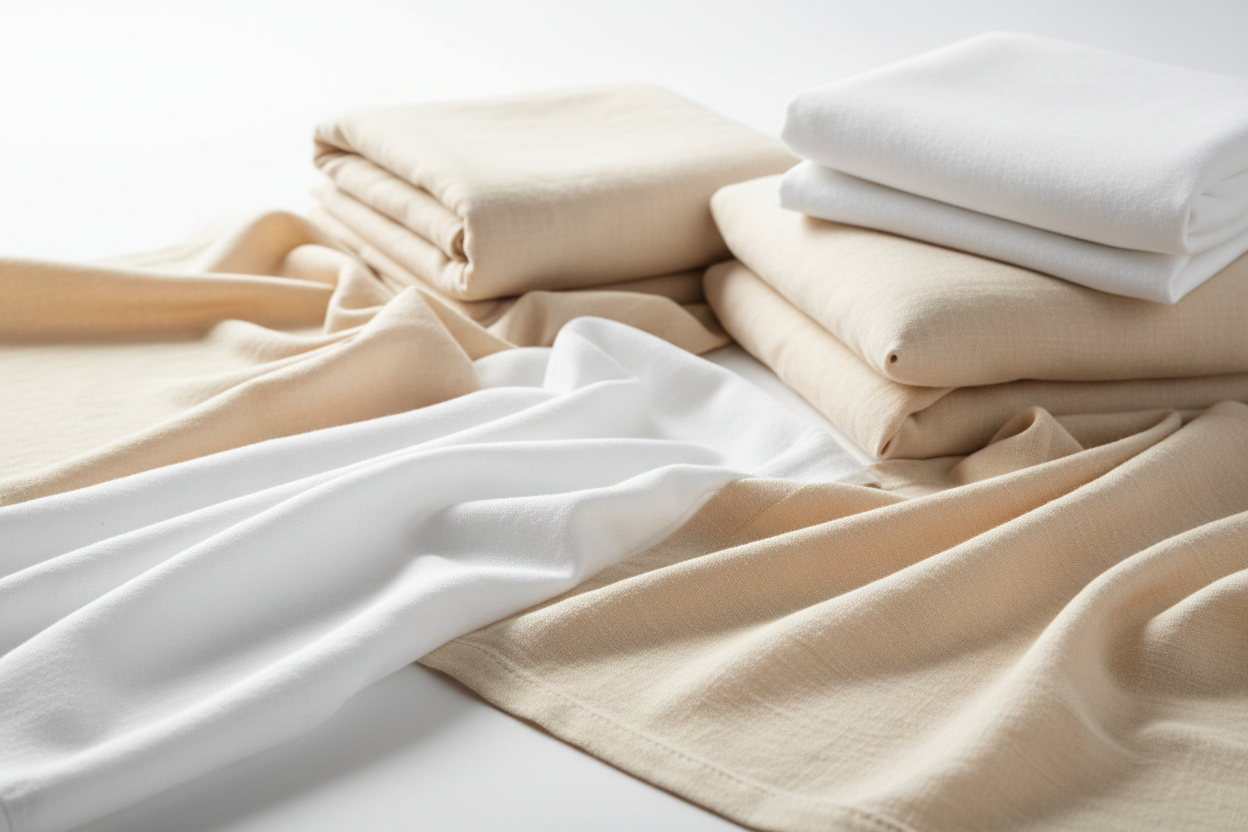 Cotton Fabrics

Our cotton fabrics are made from high-quality natural fibers, offering softness, breathability, and comfort.

Features:

Lightweight to medium weight

Skin-friendly and breathable

Easy to dye and print

Long-lasting durability

Best For: T-shirts, shirts, dresses, uniforms, baby clothing, and casual wear. (make it real photo)